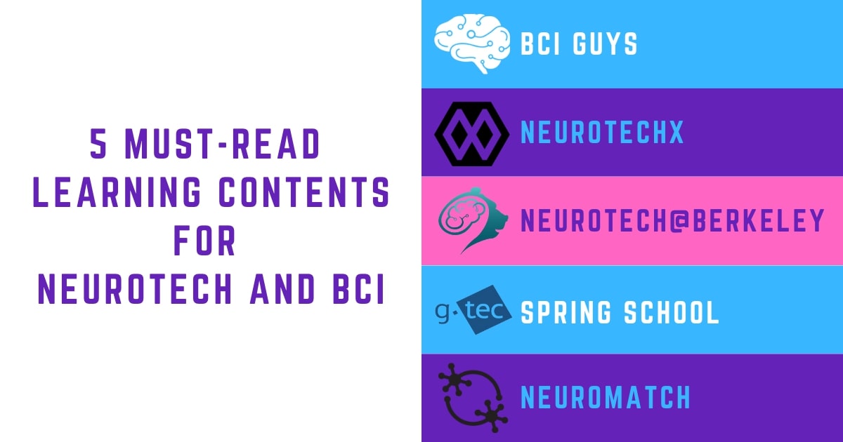 NeurotechJP bannar 5 best resources for Neurotech and BCI